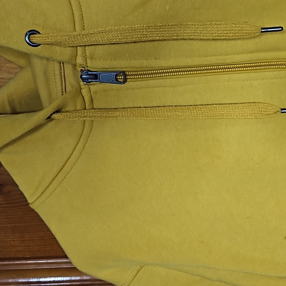 Amazon Essentials Plain Yellow Zip Up Hoodie - Picture 3 of 4